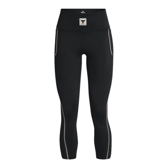 BRAND NEW women under armour project rock meridian black tights size S - Picture 5 of 9